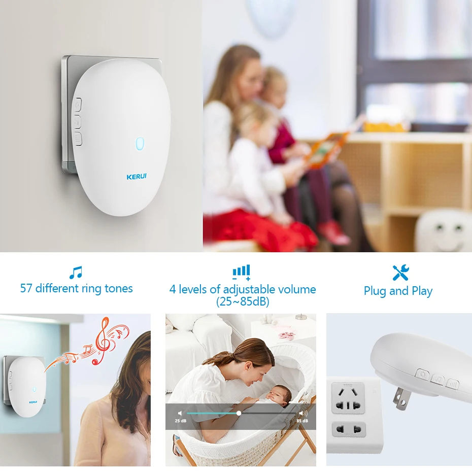 KERUI аварийная система для подъездной дороги умный дом водонепроницаемый датчик