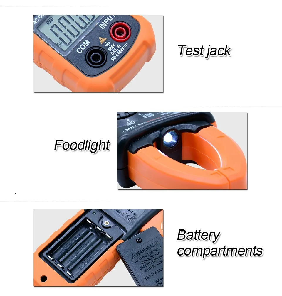 PEAKMETER PM2008B Профессиональный автоматический цифровой ac Амперметр зажим metro равный 4000 отсчетов