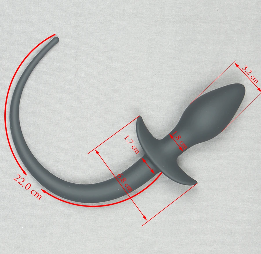 Silicone Buttplug BDSM Bondage Butt Plug Tail G spot Prostata Massage Anal Dilator Toys For Adults | Красота и здоровье