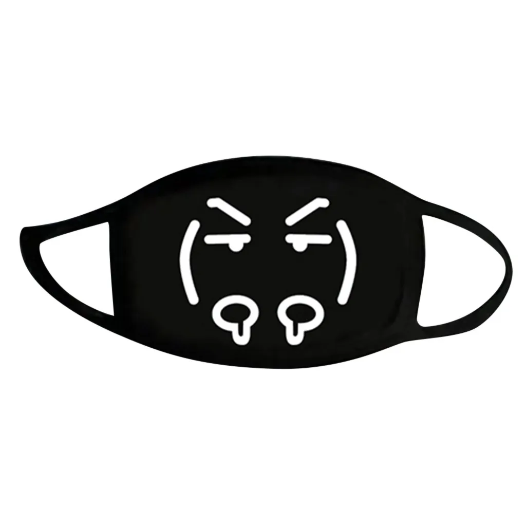 Модные маски с принтом Kawaii Muffle Моющиеся Многоразовые взрослые Mondkapjes