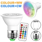 Светодиодный точечный светильник E27 GU10, 220 В, 110 В