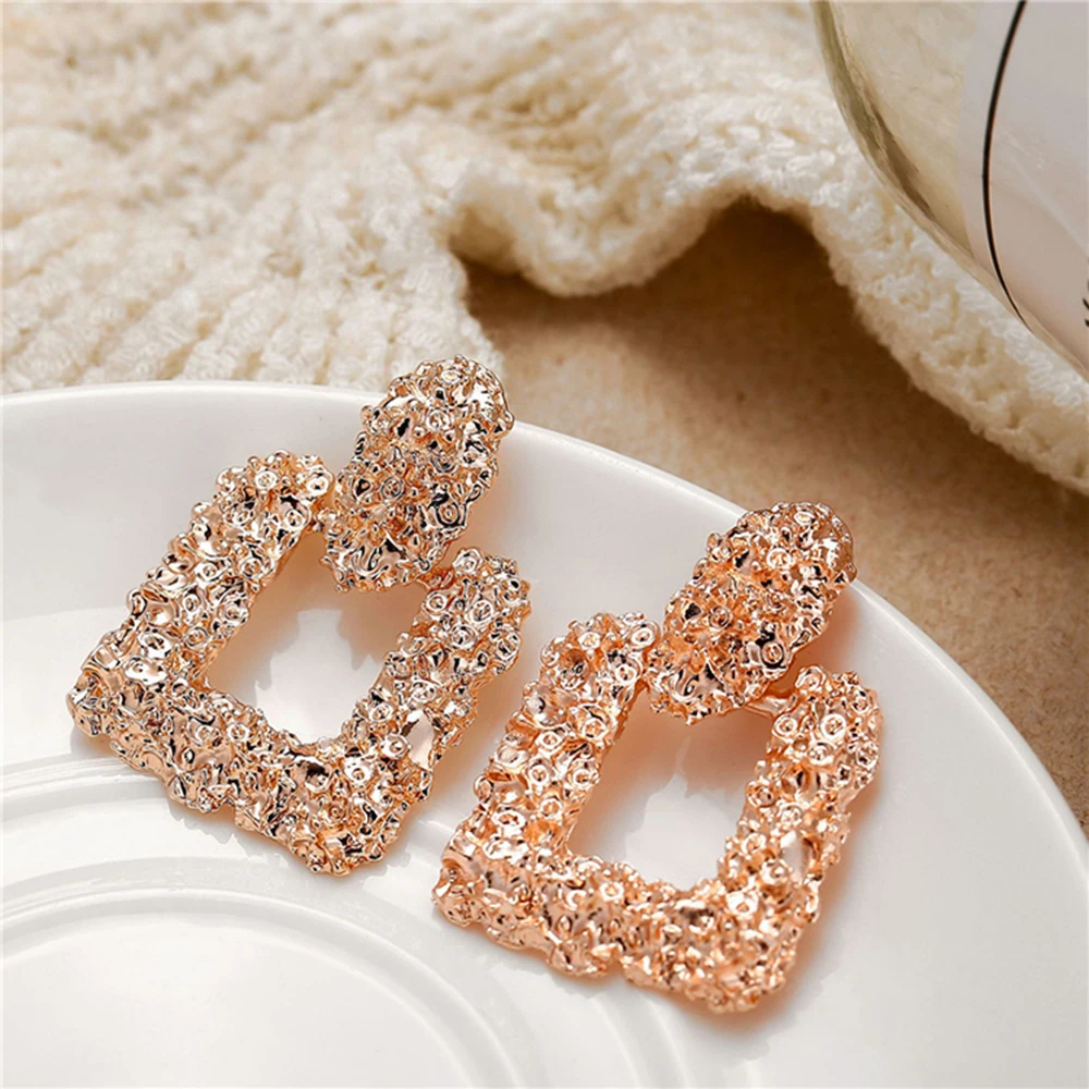 Горячая Распродажа стильные современные золотые серьги для женщин африканские