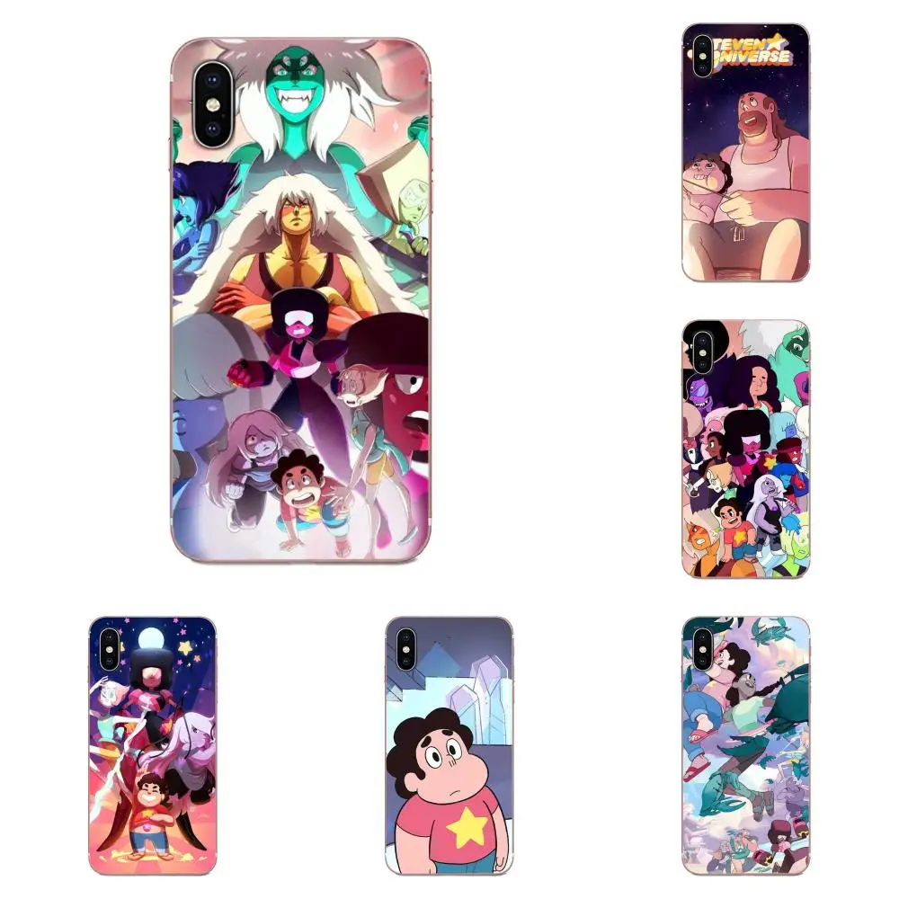 Мягкие чехлы с мультипликационным принтом Steven Universe для Xiaomi Redmi Note 2 3 3S 4 4A 4X5 5A 6 6A Pro