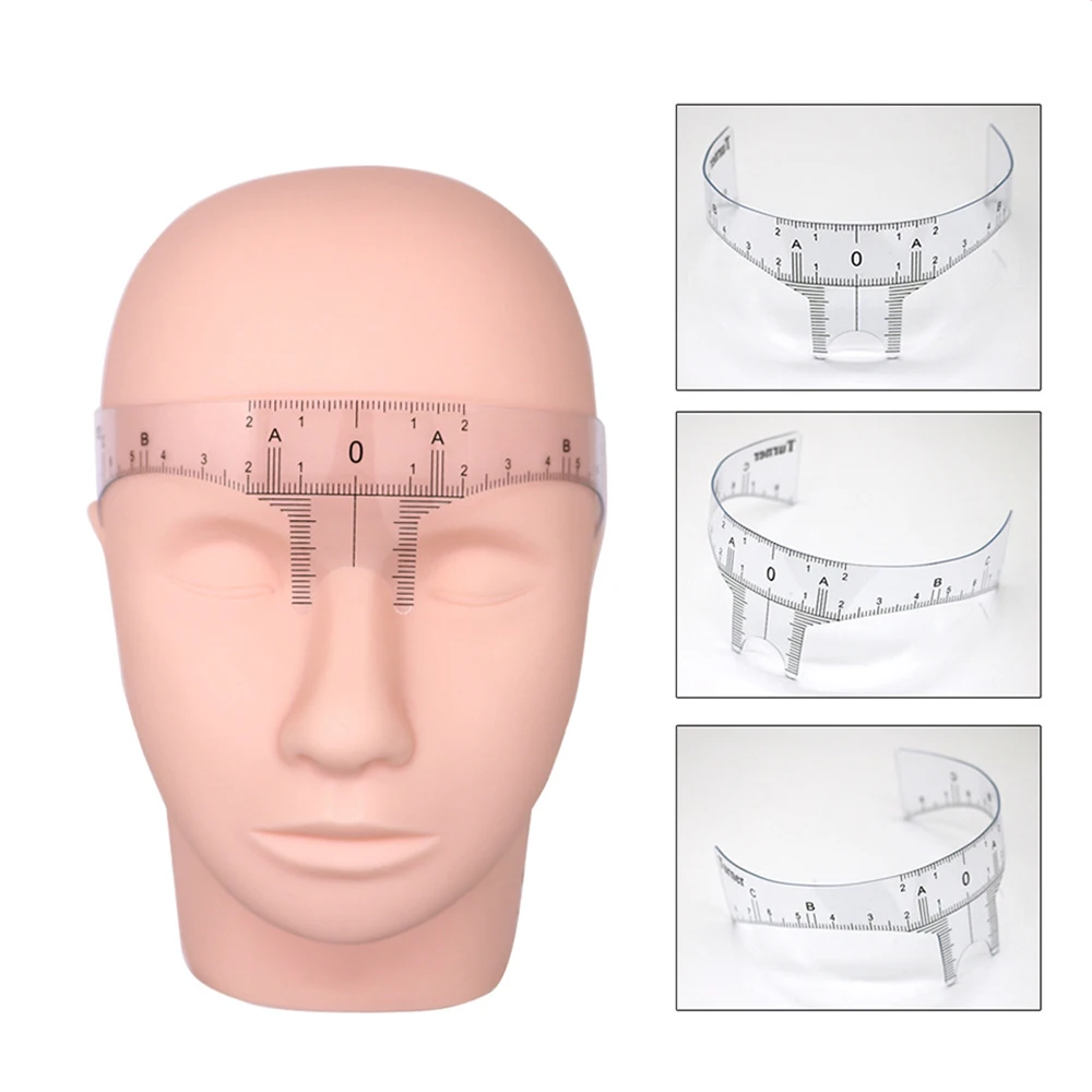 

Reusable Semi Permanent Eyebrow Stencil Makeup Microblading Measure Tattoo Ruler Shaper Calliper Stencil Makeup Tools