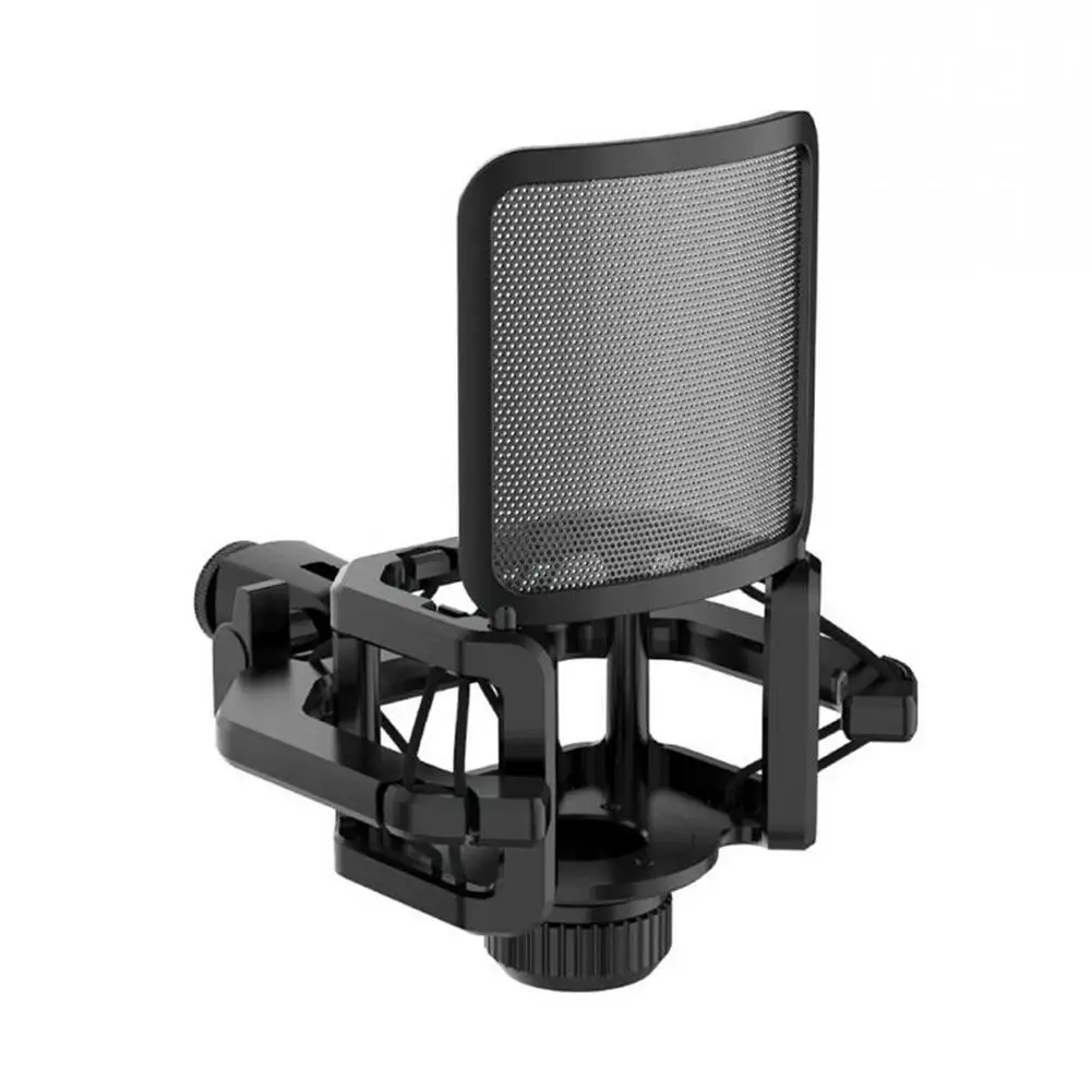 

Противоударное Крепление для микрофона с поп-фильтром-универсальное Противоударное Крепление для микрофона диаметром 21-62 мм Антивибрацио...