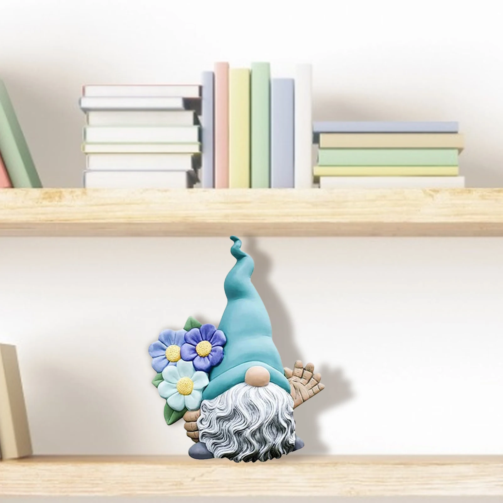 

Cartoon Faceless Doll Magic Garden Gnomes Statue Figurines Terrace Deck Resin Outdoor Dwarf Sculpture Decor For Home Dropship