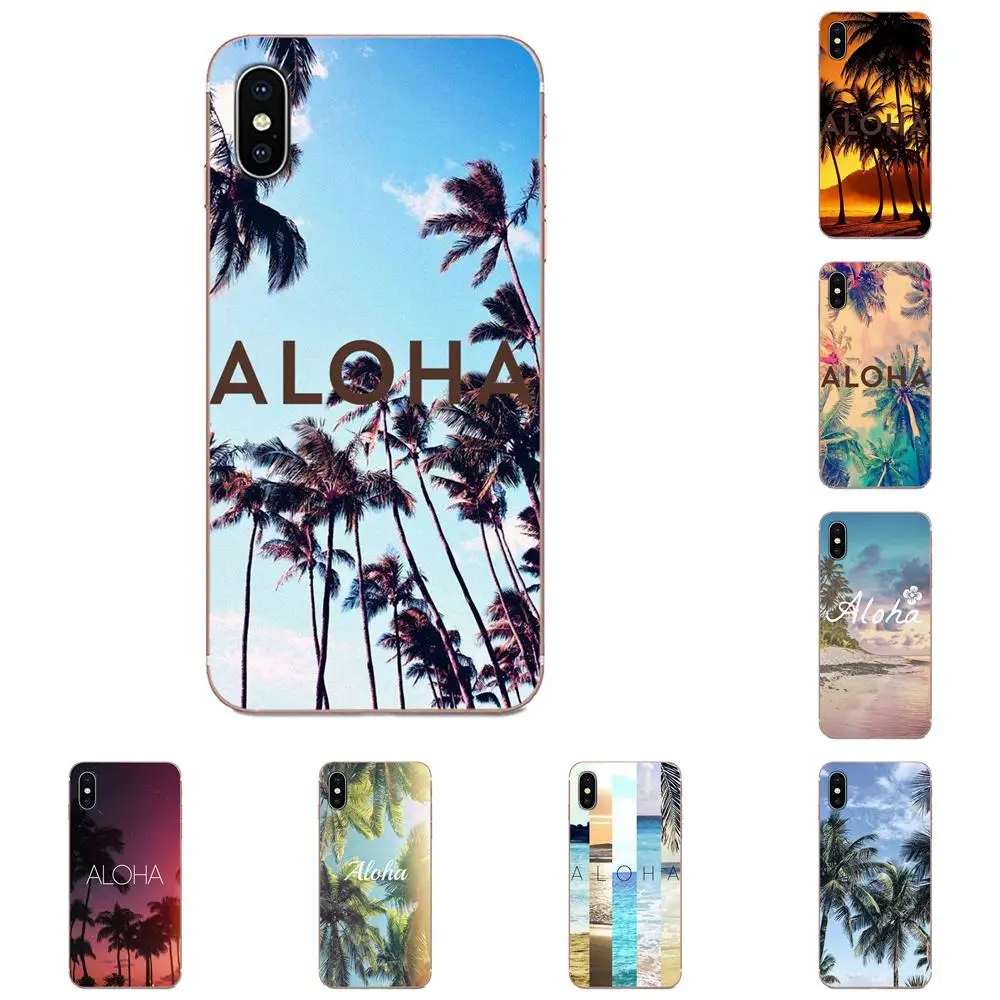 Прозрачные чехлы для смартфонов Xiaomi Redmi Note 2 3 3S 4 4A 4X5 5A 6 6A Pro Plus Summer Hawaii