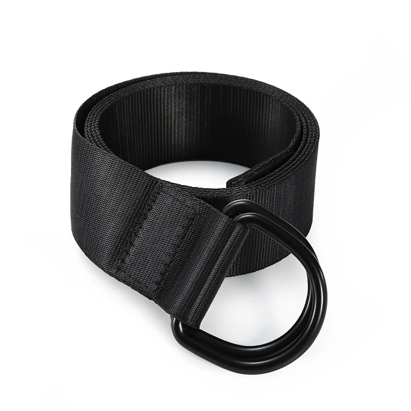 Унисекс нейлоновый ремень сплав двойная Пряжка Для мужчин сумка на пояс модные