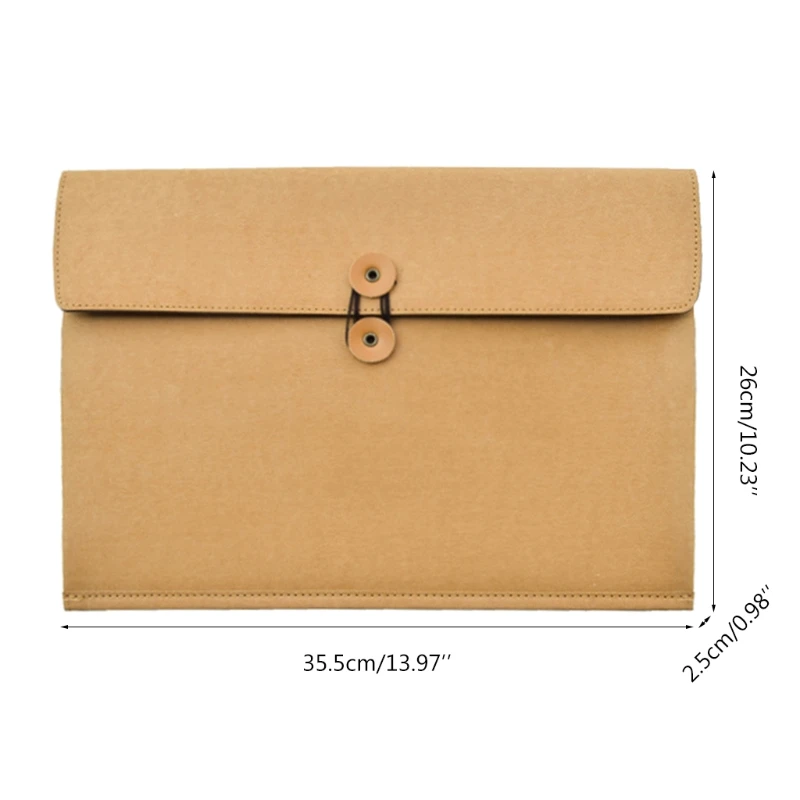 

Kraft Paper Document Organizer Sturdy Construction Stylish Appearance for Employee BenefitsA4 Letter Size Classic 95AF