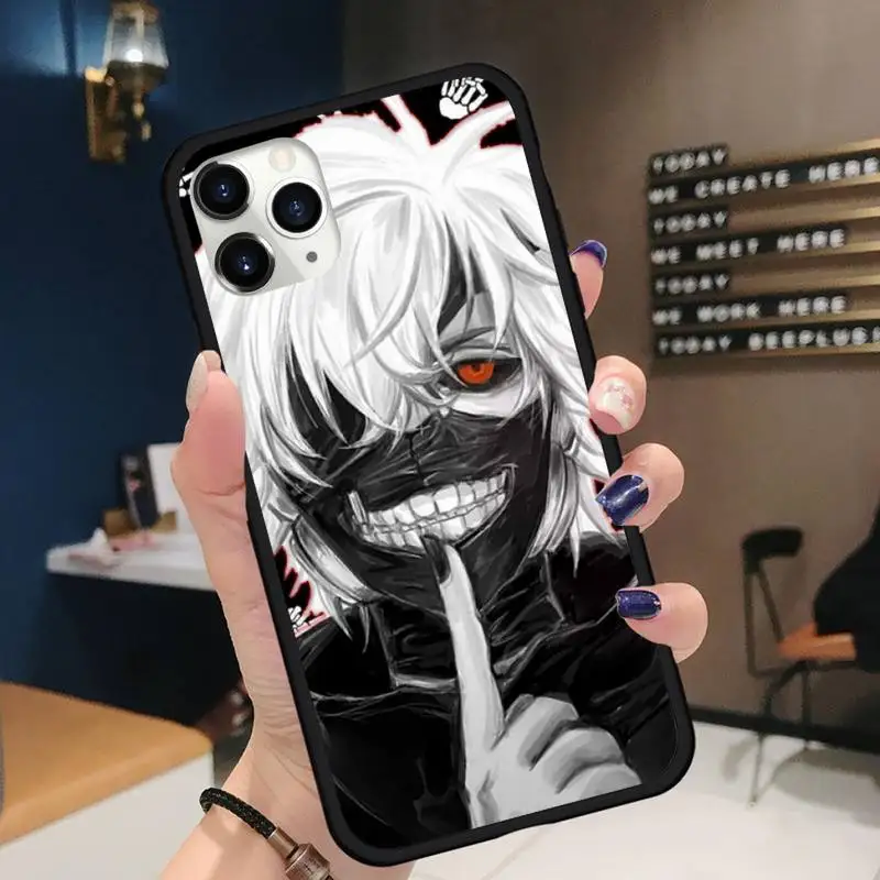 

anime Tokyo Ghoul Phone Case for iPhone 11 12 pro XS MAX 8 7 6 6S Plus X 5S SE 2020 XR Soft silicone