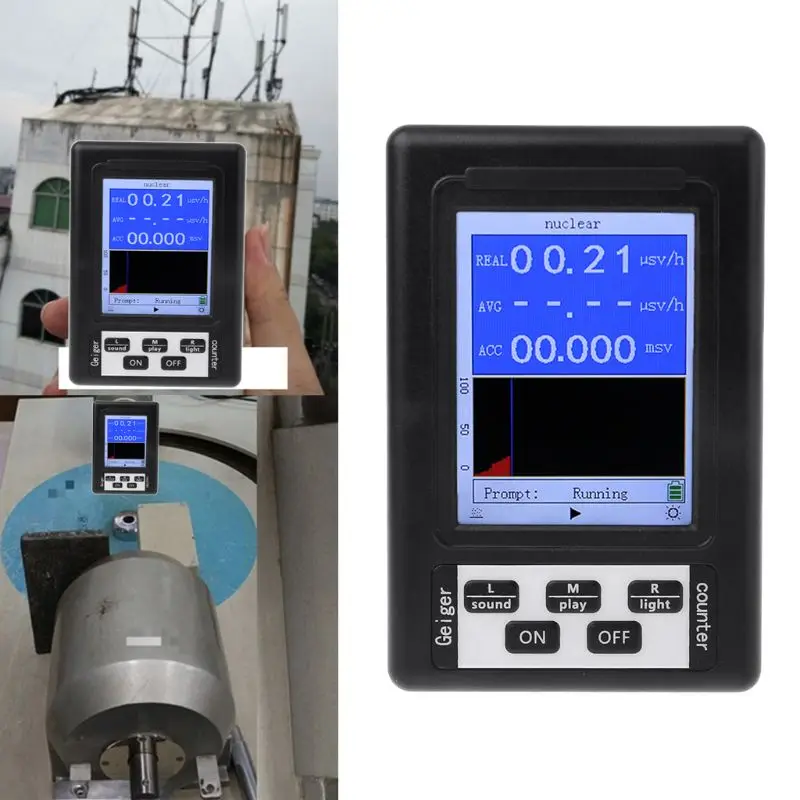Обновленный счетчик Гейгера детектор ядерного излучения персональный дозиметр