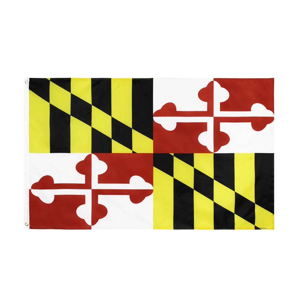 VERTICAL 90x150cm Us Usa State Maryland Flag | Flags