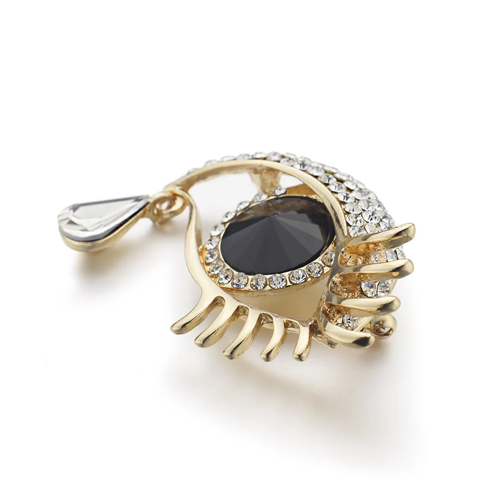 Женская Брошь с подвесками в виде глаз брошка кристаллами Z021|Броши| |
