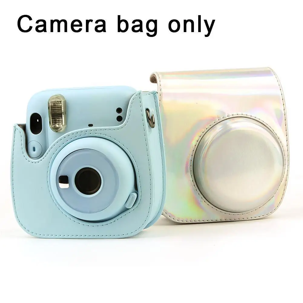 

Camera Bag For Polaroid Mini11 Camera Bag Case PU Leather Vintage Shoulder Strap Pouch Camera Protection Carry Cover T9S2