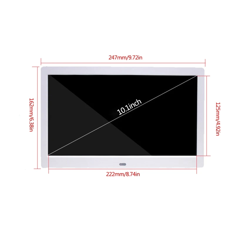 

10 inch Electronic Album Picture Music Movie Mult-Media Player High Definition 1024x600 LCD Display Digital Photo Frame