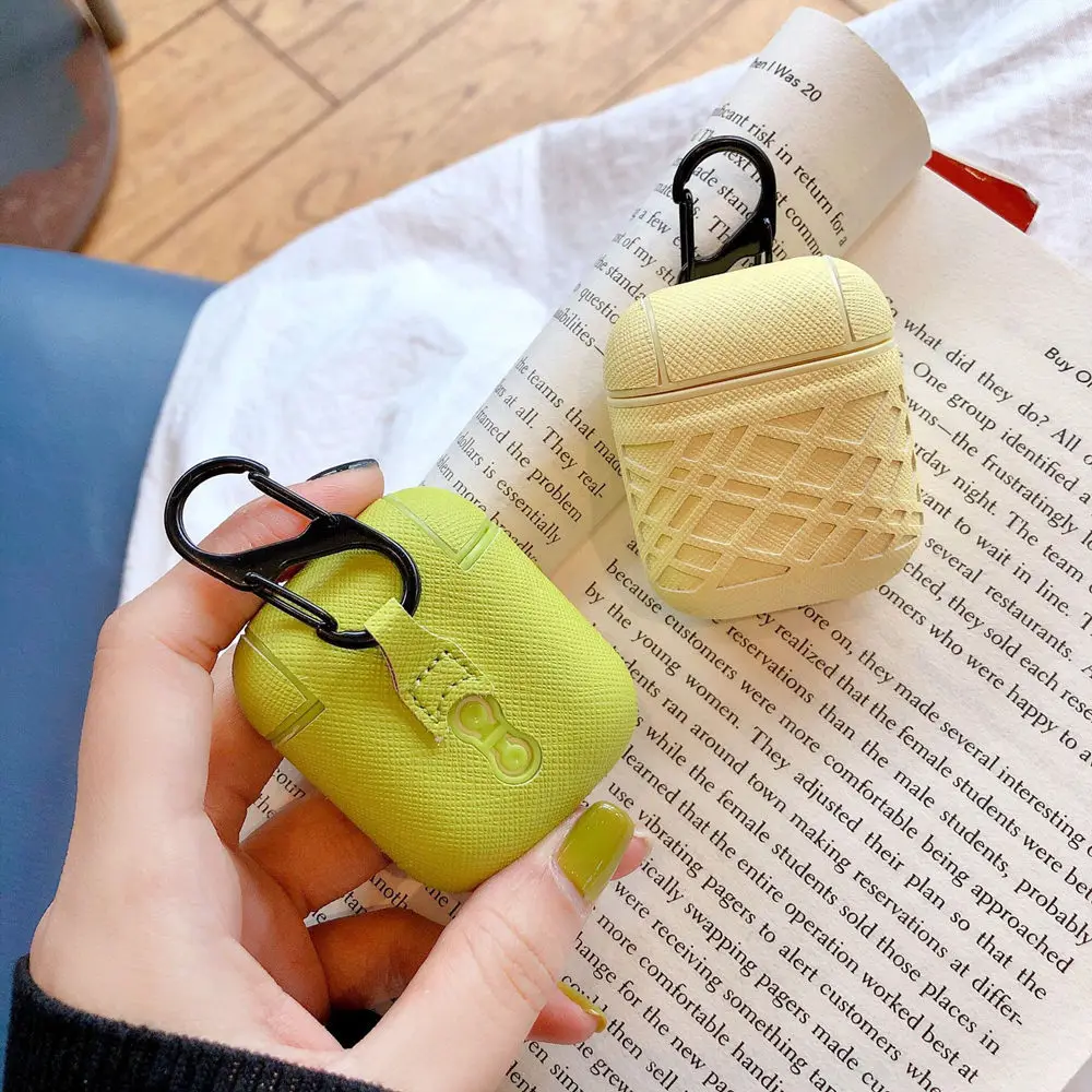 Силиконовый чехол для наушников с перекрестным узором Apple AirPods 1 2 силиконовый