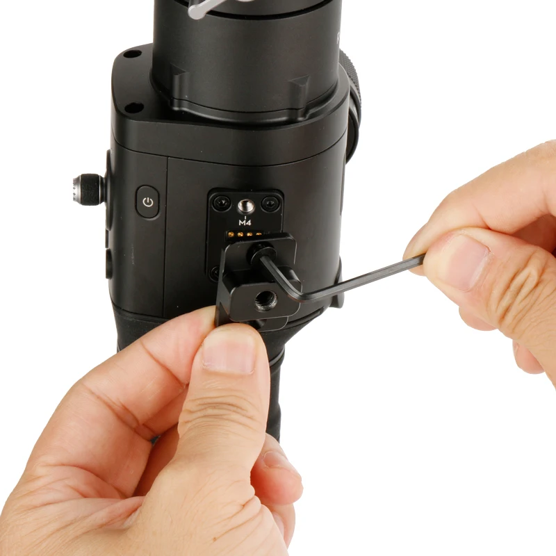 

Video Monitor Mounting Plate for Dji Ronin S Replace Mount M4 to 1/4 Screw Adapter Extend Port for Monitor ic Arm VS SmallRig