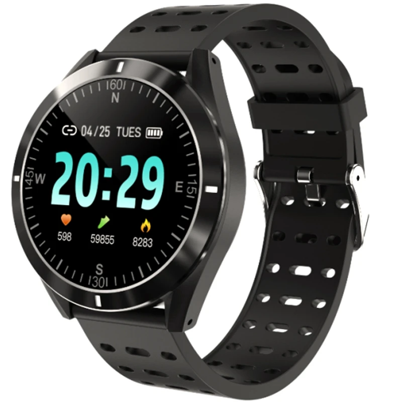 Смарт-часы P6 Тест сердечного ритма крови Давление Браслет фитнес трекер