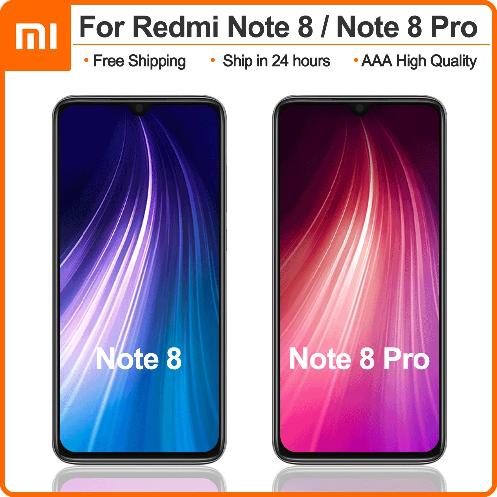 ЖК дисплей для Xiaomi Redmi Note 8 Pro сенсорный экран с дигитайзером в сборе Note8 note
