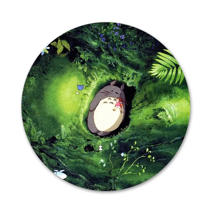 Новое поступление 58 мм милый мультяшный значок Тоторо брошь заколка аксессуары