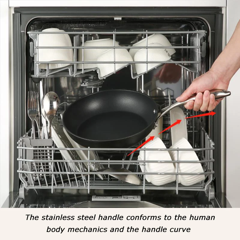 Антипригарная сковорода COOKER KING Сковорода из нержавеющей стали с ручкой и крышкой