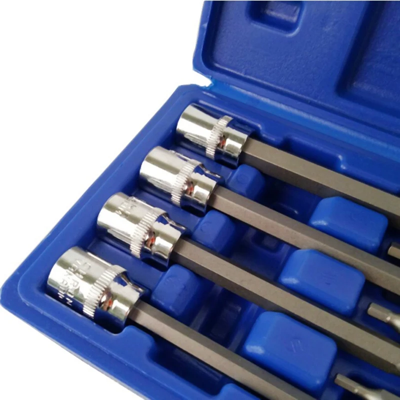 

7 Pcs Pressure Batch Sleeve Hexagon Bit Socket Wrench Pressure Batch Sleeve Pressure Batch Sleeve Set