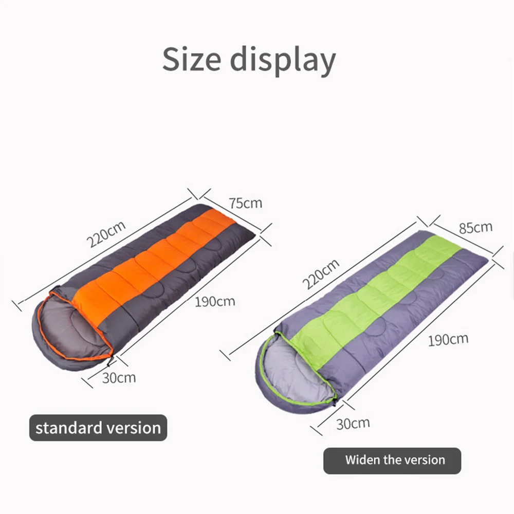 

Camping Sleeping Bag Lightweight 4 Season Warm Cold Envelope Backpacking waterproof Sleeping Bag for Outdoor Traveling Hiking