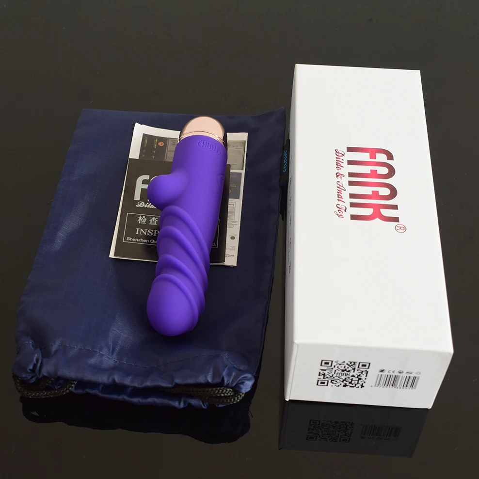 FAAK 2020 Вибраторы для точки G силиконовые ребристые массажа простаты Женский