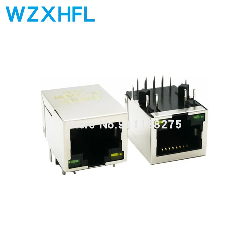 

5piece single port RJ45 connector HR911105 HR911105A with lamp