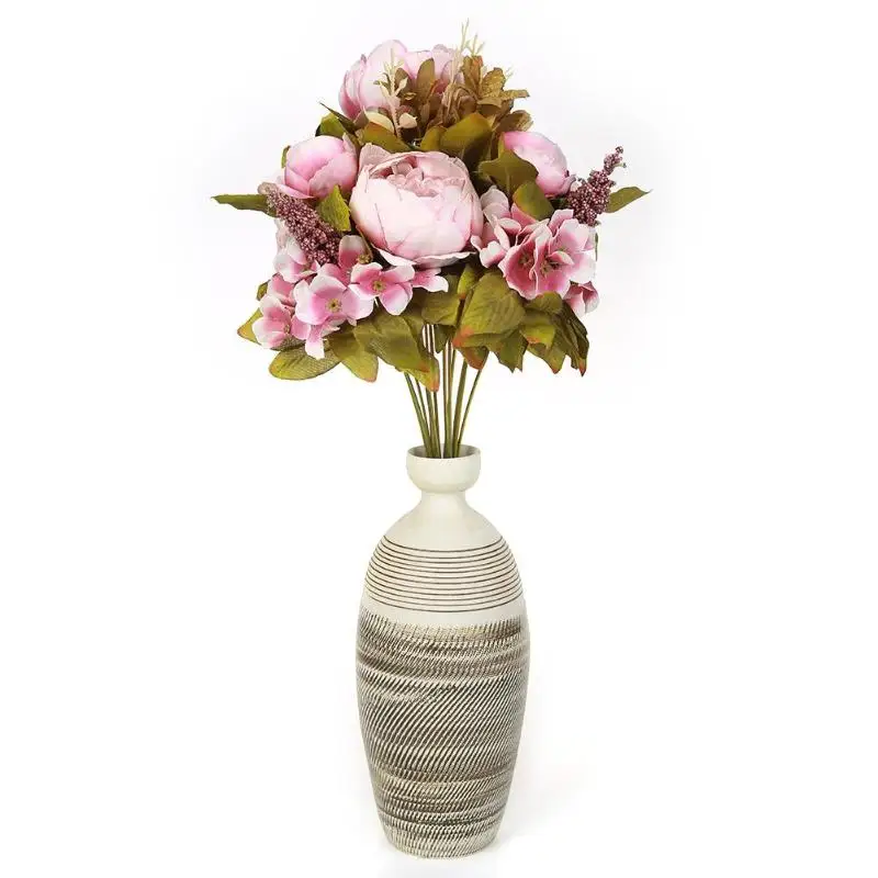 Шелк искусственный цветок для свадьбы украшение из листьев товары венок