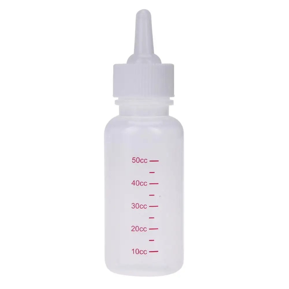 

50ml Puppy Kitten Feeding Bottle Silicone Pet Nursing Bottle for Dogs Cats Portable Outdoor Travel Water Drinking