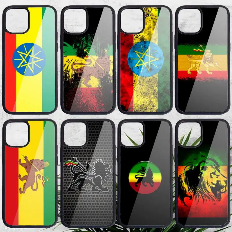 

Retro Ethiopia Flag Phone Case PC for iPhone 11 12 pro XS MAX 8 7 6 6S Plus X 5S SE 2020 XR