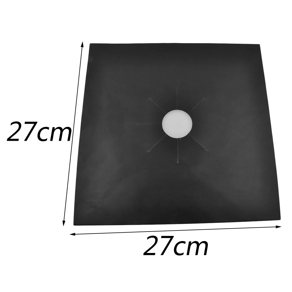

Reusable Aluminum Foil 4pcs/lot Gas Stove Protectors Cover/Liner Reusable Non Stick Silicone Dishwasher Safe for Kitchen Use