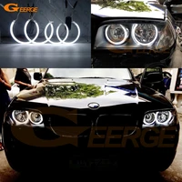 excellent ultra bright ccfl angel eyes halo rings kit day light for bmw e83 x3 facelift 2007 2008 2009 2010 halogen headlight