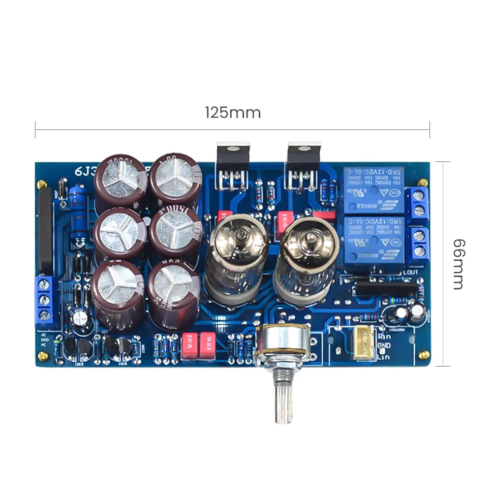 Трубный усилитель AIYIMA 6J3 предварительный Bile Hi Fi LM1875 звуковые усилители 30 Вт