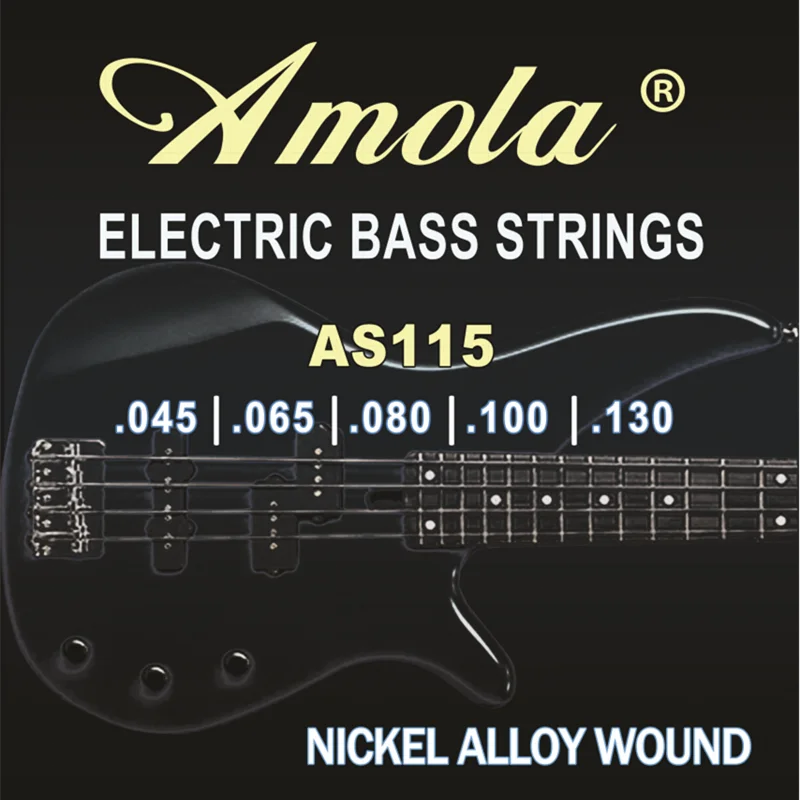 

Amola AS115 045-130 AS100 045-100, Обмотка из никелевого сплава, детали для электрогитары