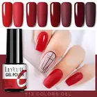 Гель-лак для ногтей LILYCUTE, 7 мл, серия Red Nude, полуперманентный, удаляемый замачиванием Гель-лак для УФ светодиодных ламп, Базовое покрытие, матовое покрытие