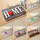 Offlannel Материал буквенный принт коврики прямоугольник Non-Slip фланелевый дверной коврик Спальня Кухня входной коврик коврики