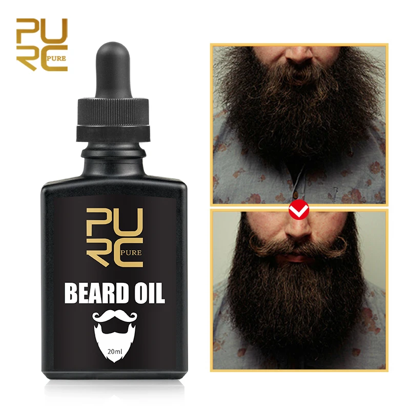 

2PCS Fast Growth Beard Hair Oil Anti Hair Loss Spray Fall Care Man Beard Conditioner Fuller Moustache