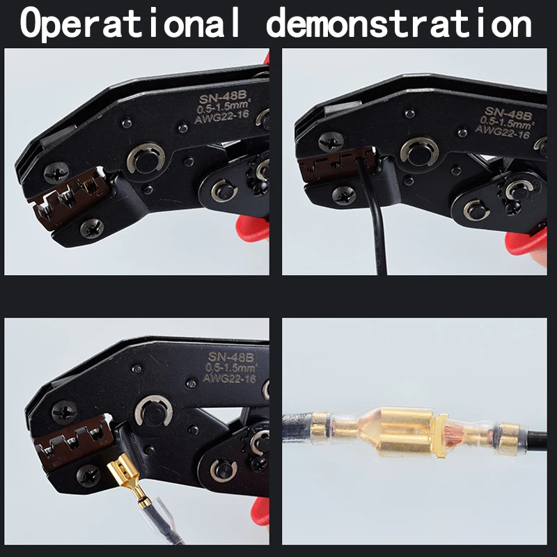 

2.8mm 4.8mm 6.3mm Male And Female Wire Spade Connector Wire Crimp Terminal Block Set