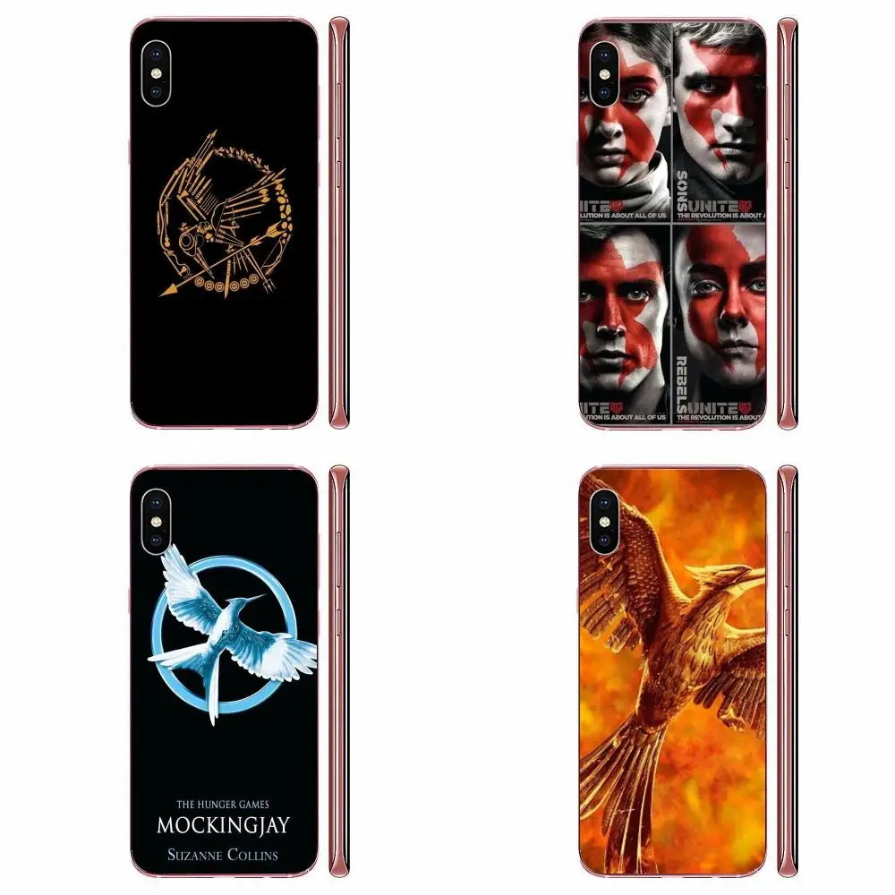 Мягкие чехлы для Apple iPhone 4 4S 5 5C 5S SE SE2 6 6S 7 8 11 Plus Pro X XS Max XR Голодные игры Mockingjay Bird |