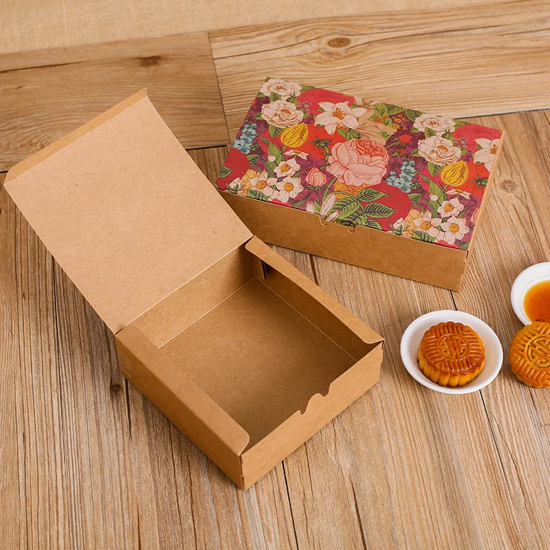 200 шт./лот Упаковка из бумаги в виде цветов для кексов винтажная Цветочная