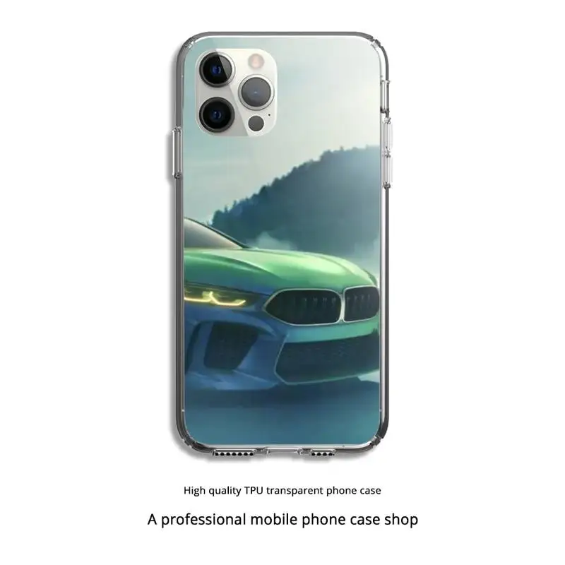 

Fast Furious Sports Car Phone Case Clear Cover For Iphone 5 6 7 8 11 12 plus XR X XS SE2020 11/12PRO Max Transparent Cases