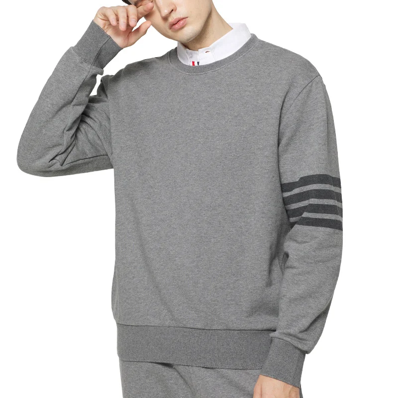 

Толстовка мужская с круглым вырезом, х/б, 2021 ТБ