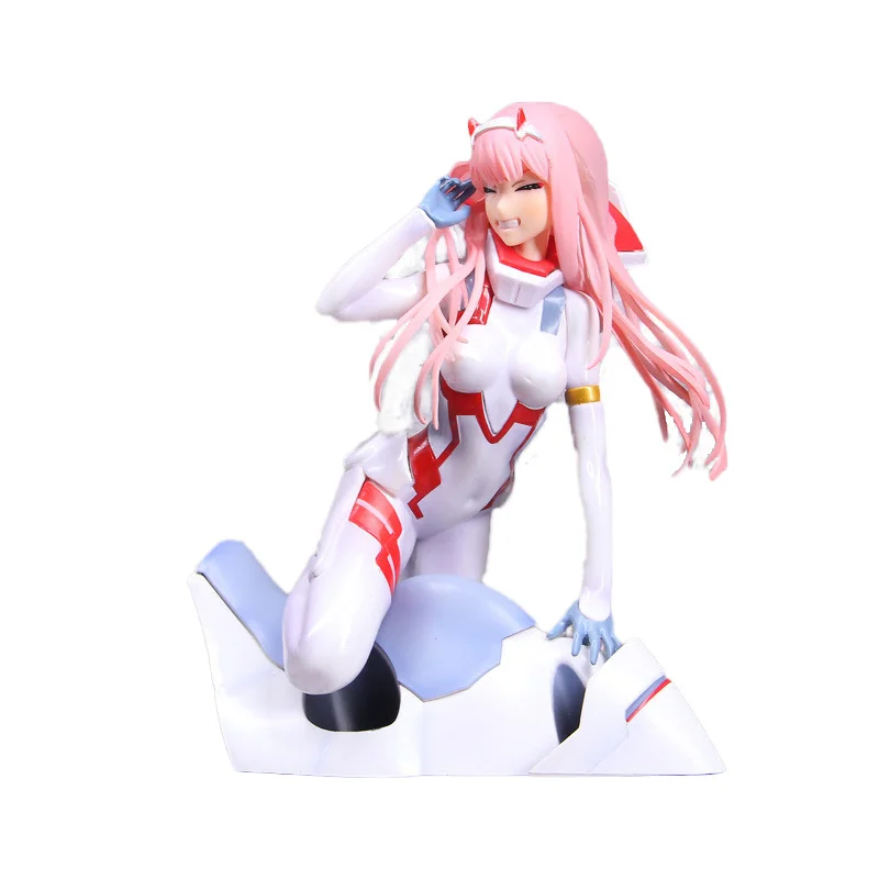 

Darling In The FRANXX Code 002 Zero Two 02 Combat Gear Anime Model GK Action Figure 16CM PVC Statue Figma Toys For Children