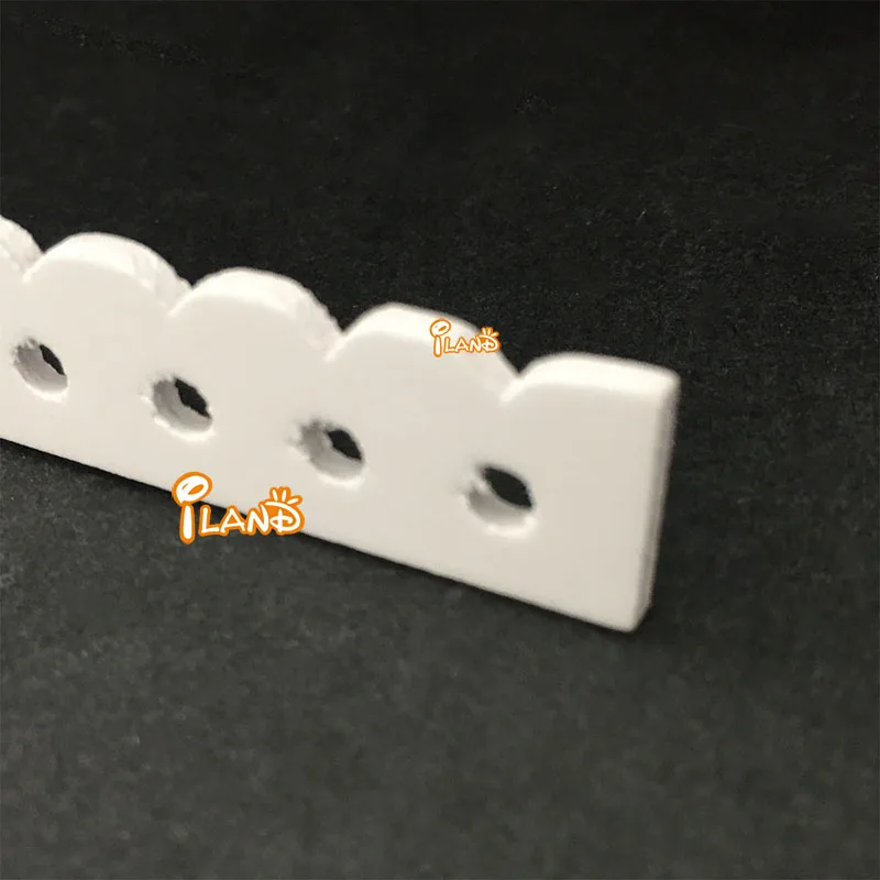 Оптовая продажа 1:12 миниатюрная деревянная отделка для кукольного домика ILAND