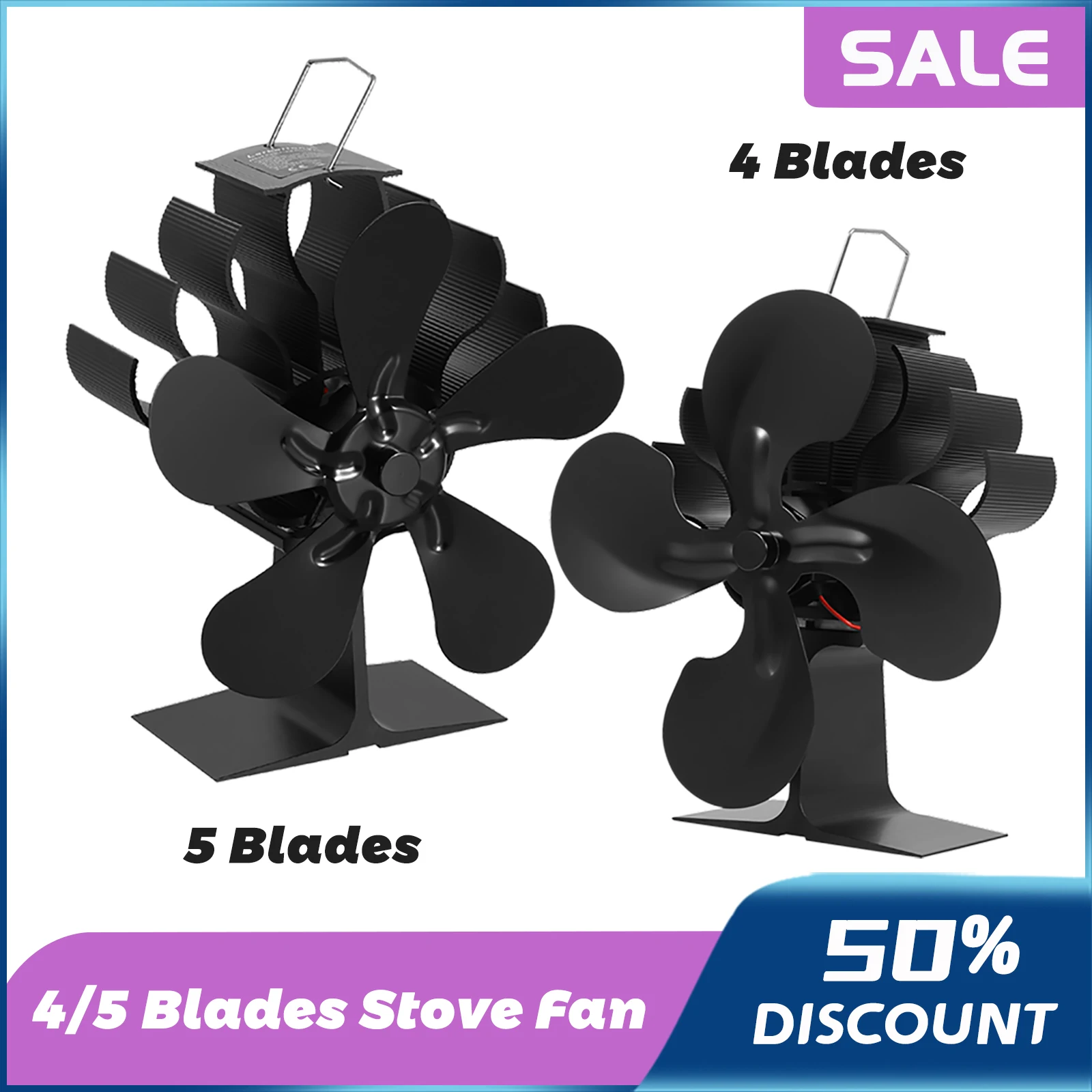 Продажа в магазине семейный вентилятор для плиты с 4/5 лопастями электрический