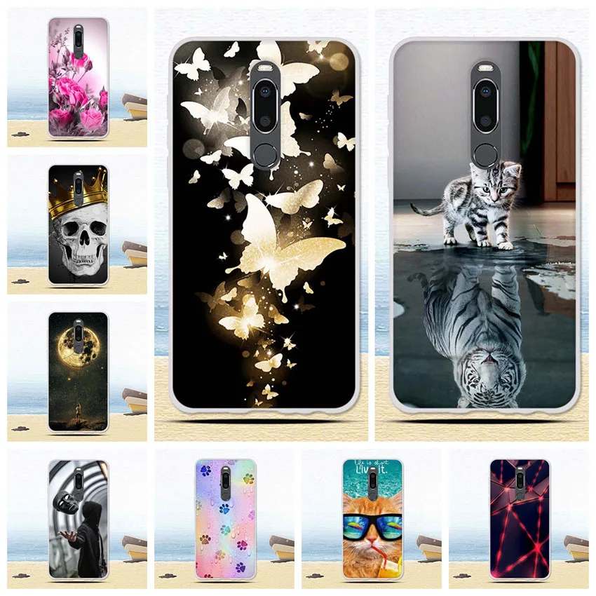 Чехол для Meizu X8, мягкий с рисунком из ТПУ, силиконовый чехол с тигром для Meizu M8, чехол M8 Lite Para, защитный чехол для MeizuM8 5,7 ''Hoesje