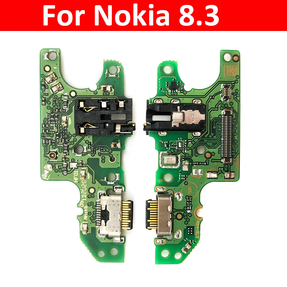 Placa de carga PCB Flex para Nokia 8,3, Conector de puerto USB, Cable de cinta de carga, 10 unids/lote-0