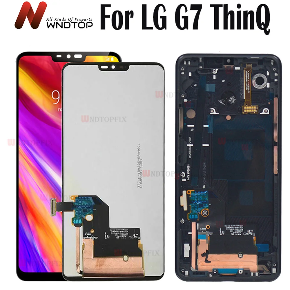 Дигитайзер сенсорного экрана в сборе для LG G7 ThinQ LCD G710 G710EM G710PM G710VMP запасные части с